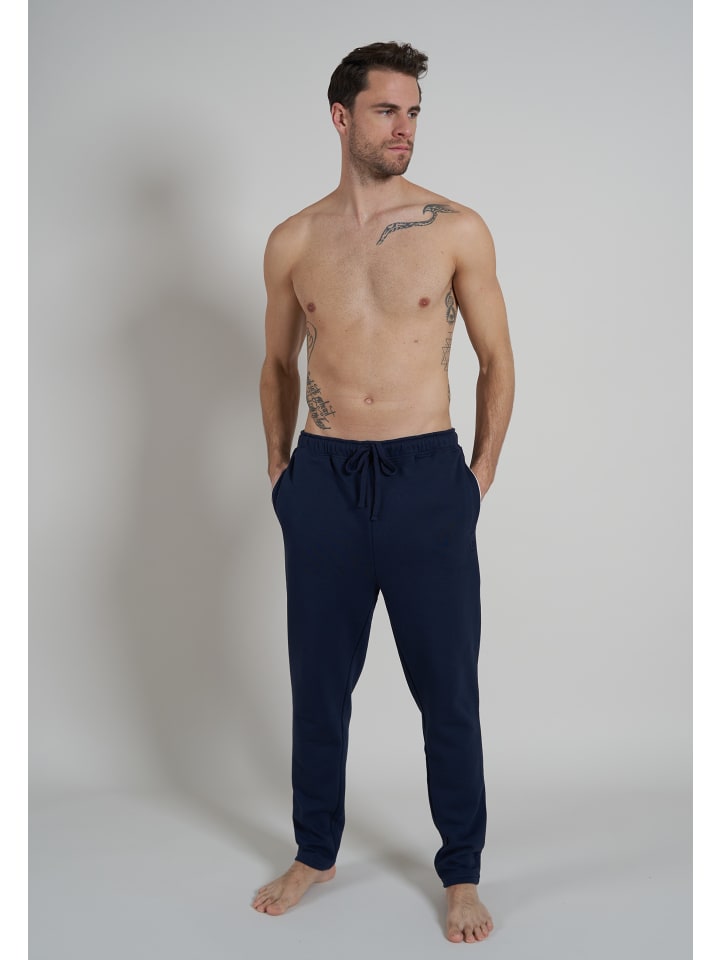 

Bugatti Длинные брюки однотонного темно-синего цвета