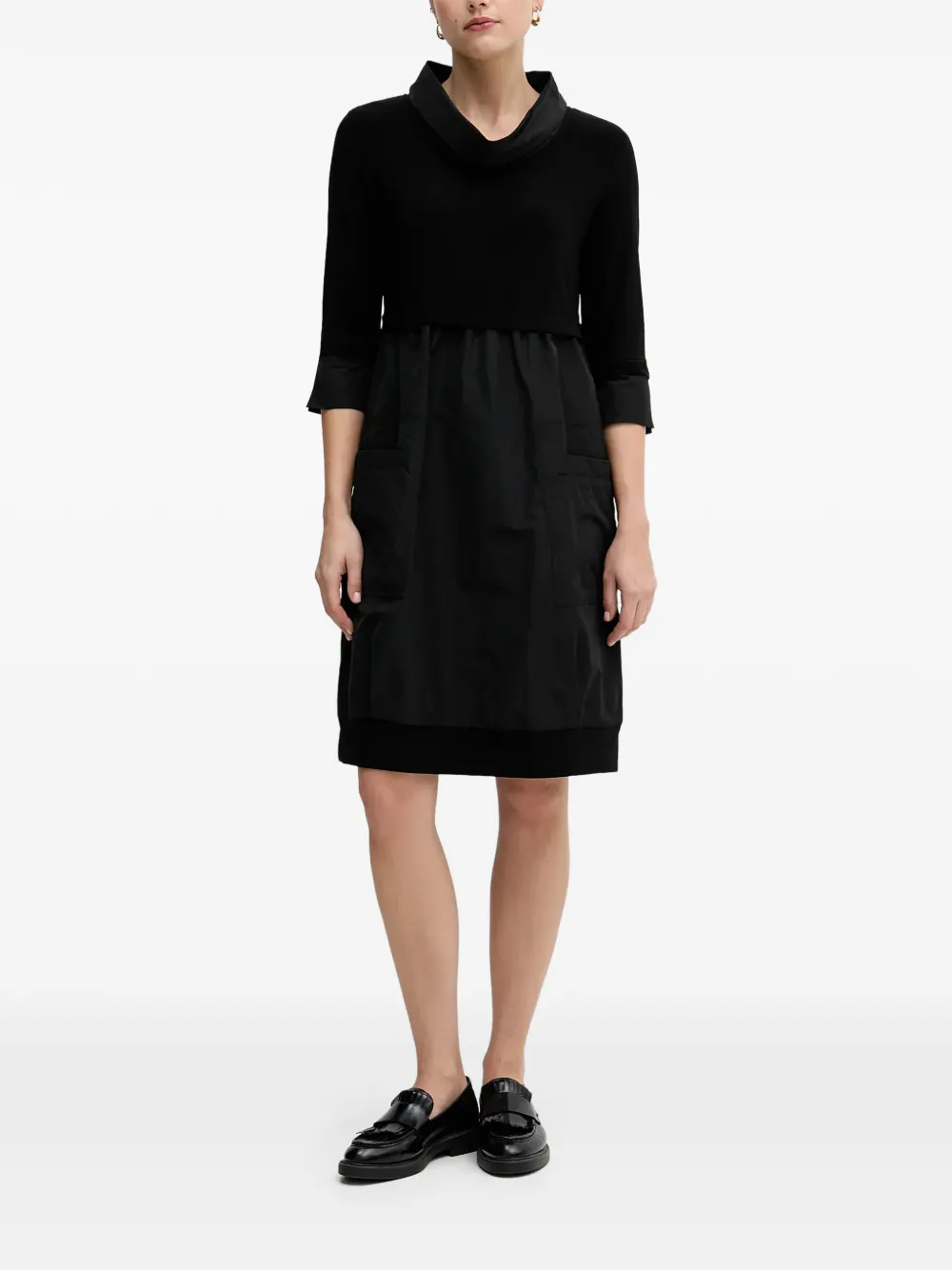 

Мини-платье с накладными карманами Joseph Ribkoff, черный