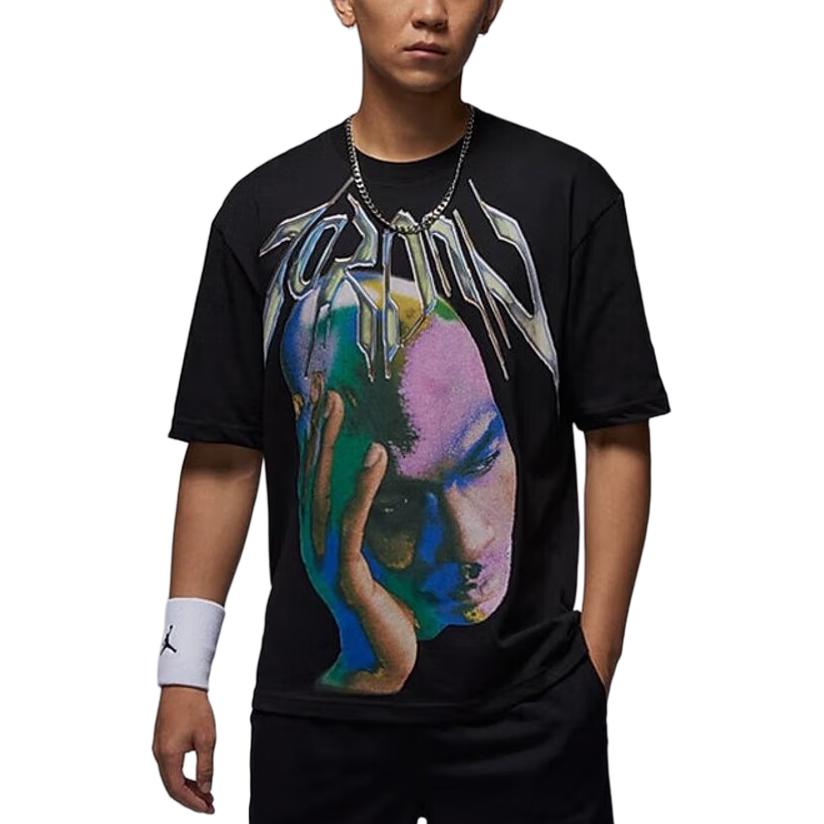 

Jordan Футболка M J T мужская black, Черный, Jordan Футболка M J T мужская black