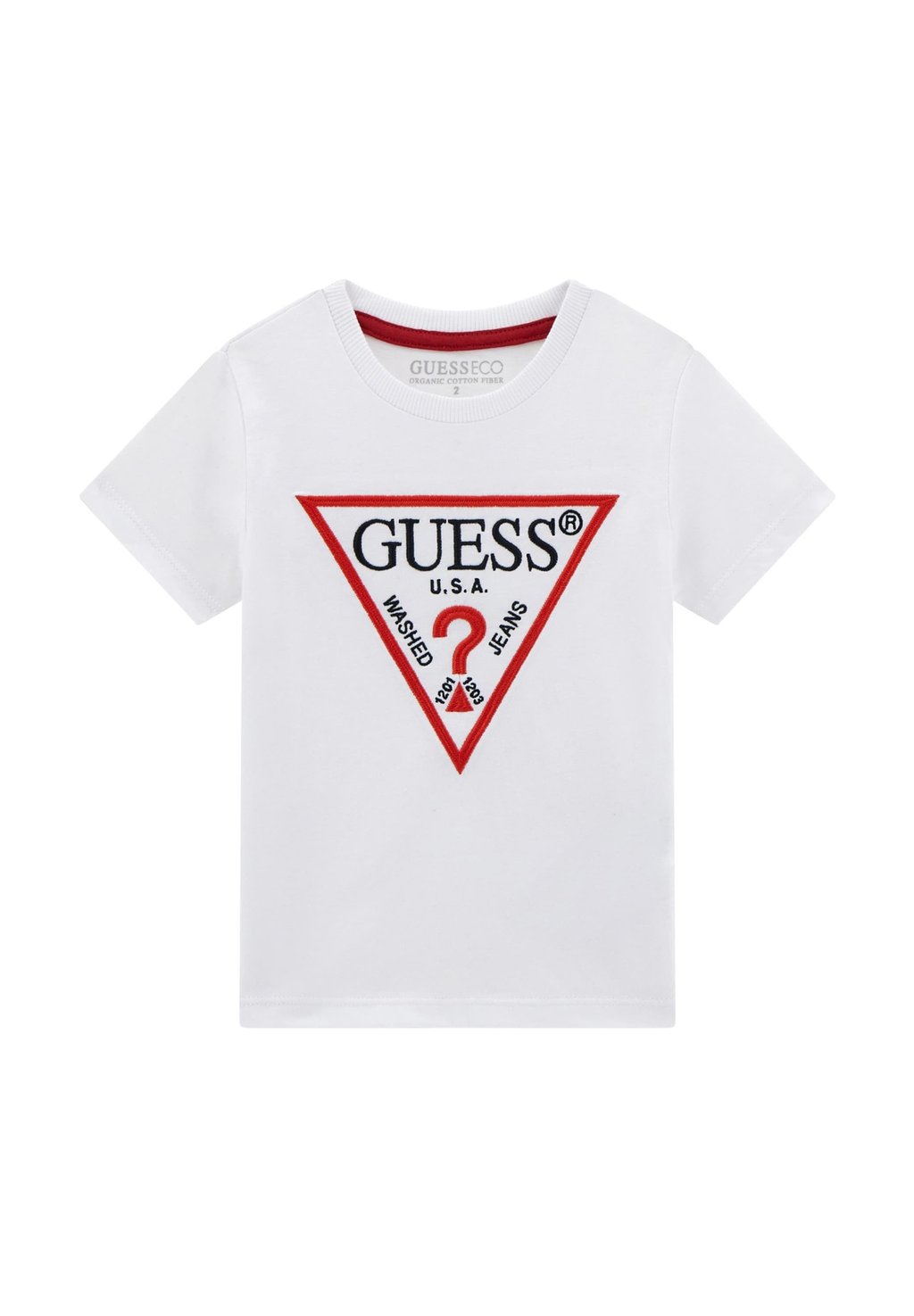 

Футболка с принтом LOGOSTICKEREI Guess, белый