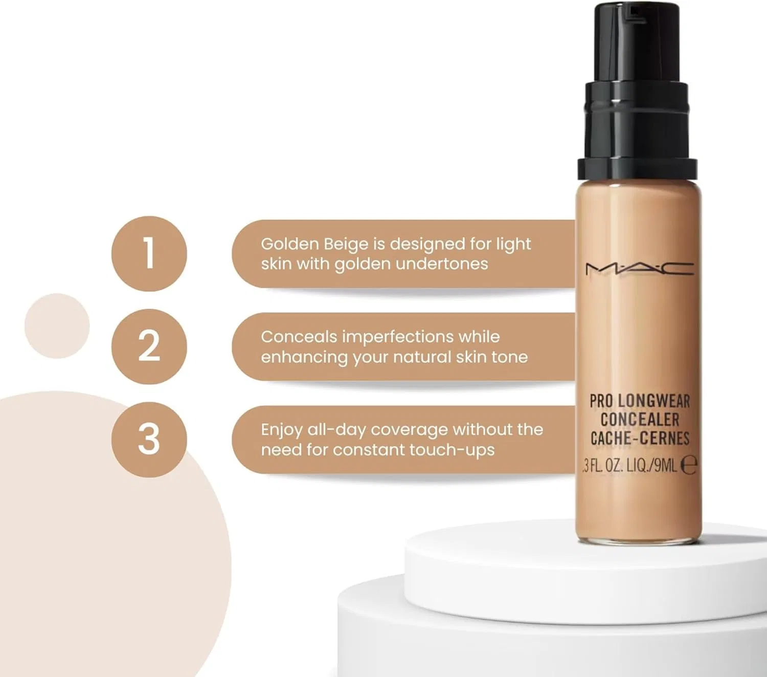 Консилер MAC Pro Longwear Concealer, 0.4 унции (10 г), оттенок NW20 — фото 4
