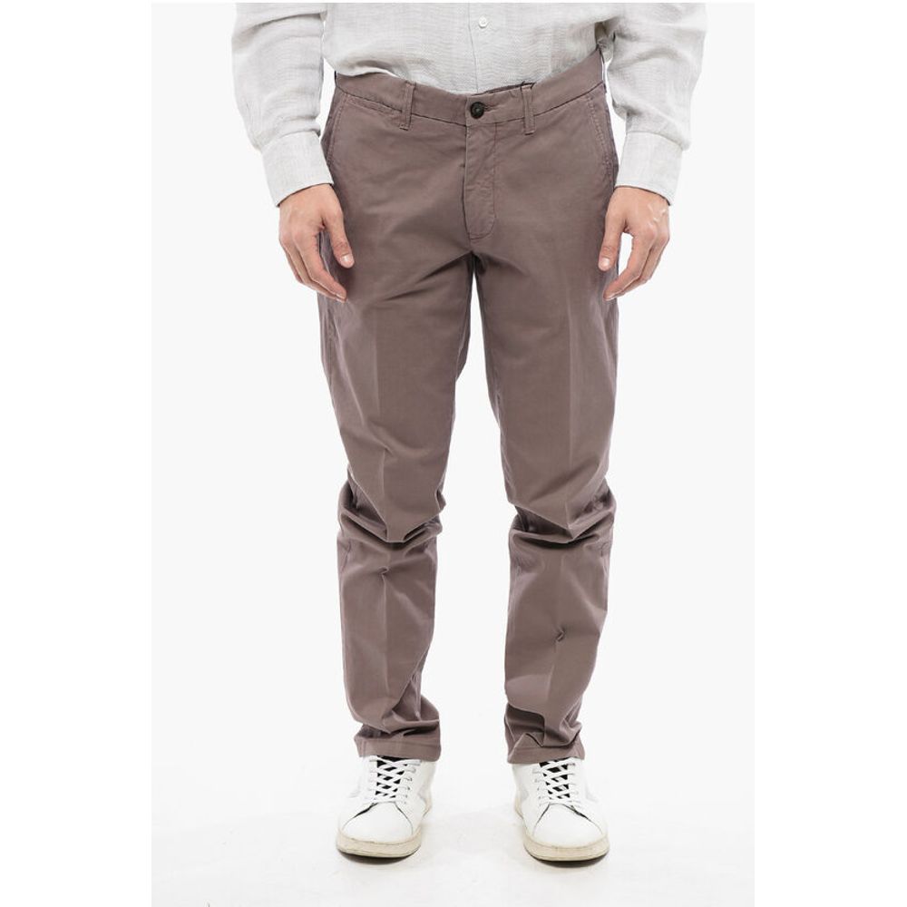 

Брюки чинос из хлопка с эффектом потертости Corneliani, Gray