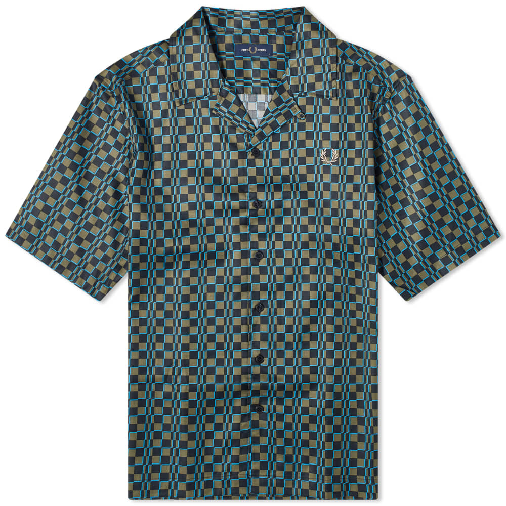 

Рубашка в клетку Fred Perry Glitch для отдыха