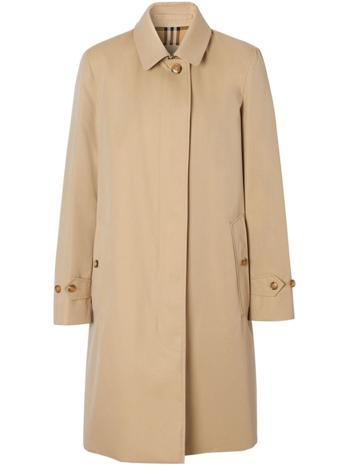 

Burberry пальто The Pimlico Heritage Car, коричневый