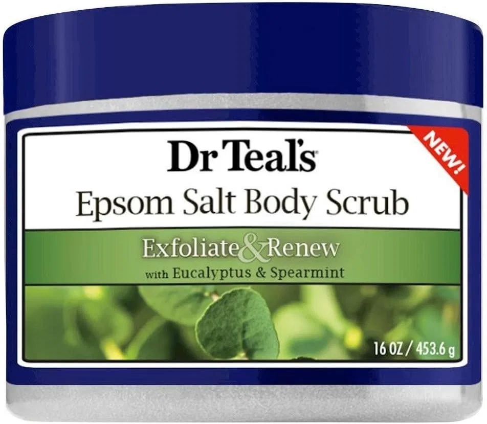 Скраб для тела Dr Teal's с эвкалиптом и мятой, 16 унций Gozebu