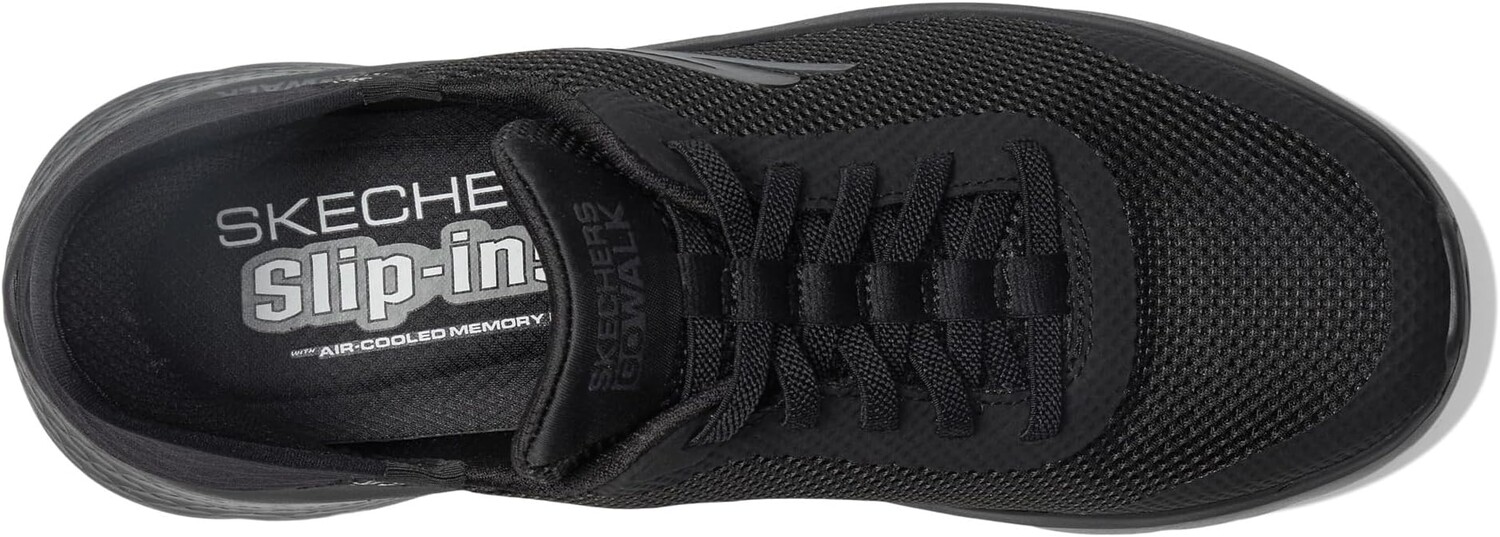 Кроссовки Go Walk Flex - Hands Up Hands Free Slip-Ins SKECHERS Performance, цвет Black/Black — фото 2