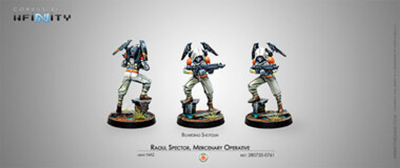 

Миниатюра Infinity: Non-Aligned Armies NA2 - Raoul Spector Mercenary Operative