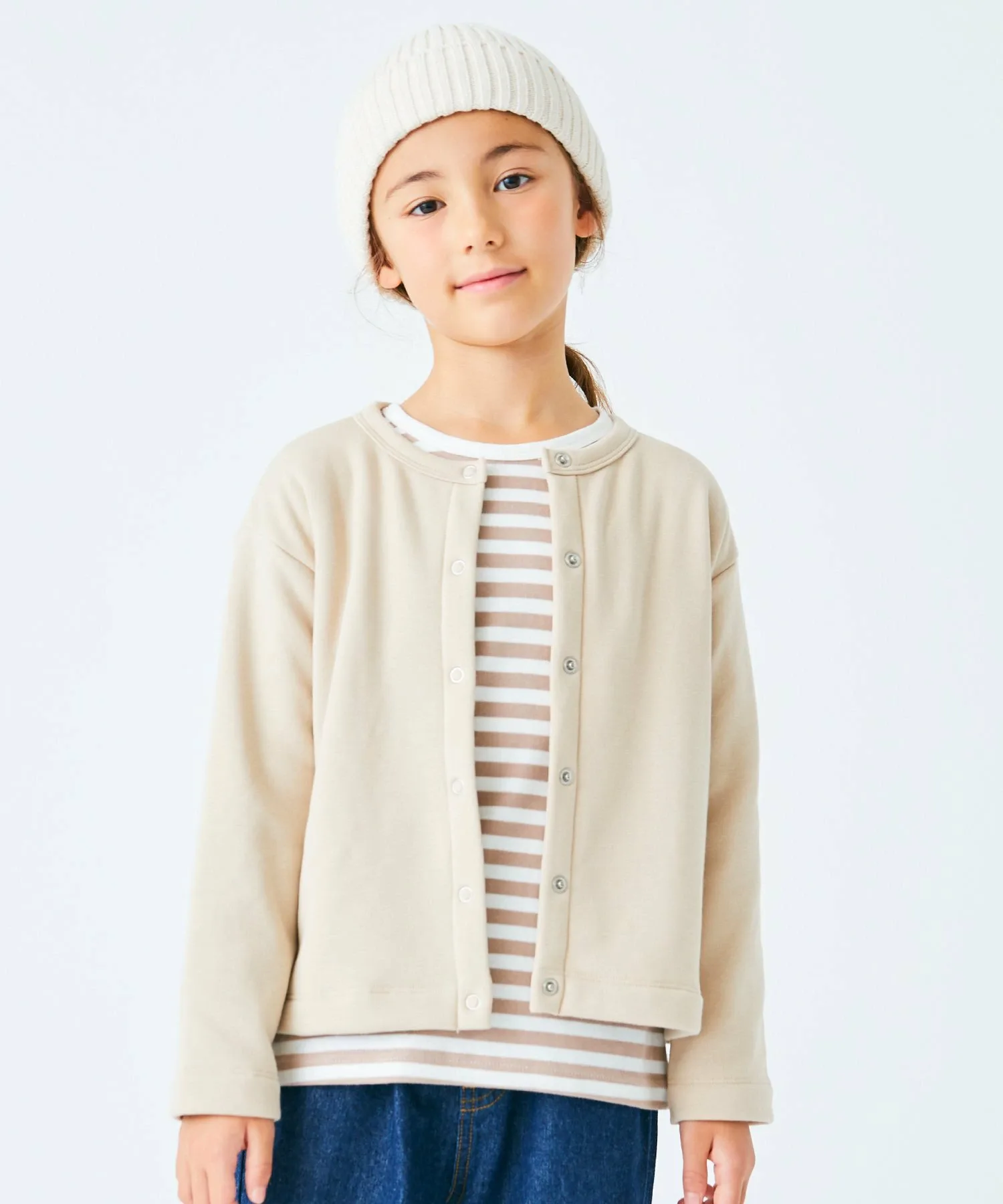 Кардиган на кнопках с флисовой подкладкой Ever Closet, Moon Gray