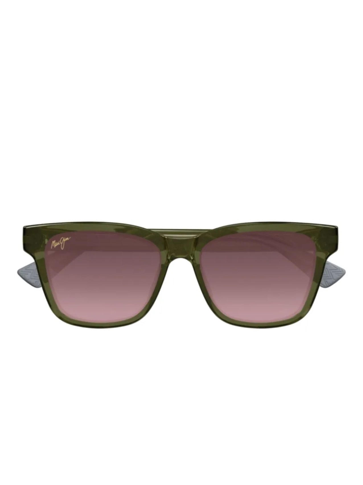 

Солнцезащитные очки Maui Jim в блестящих квадратных очках, зеленый