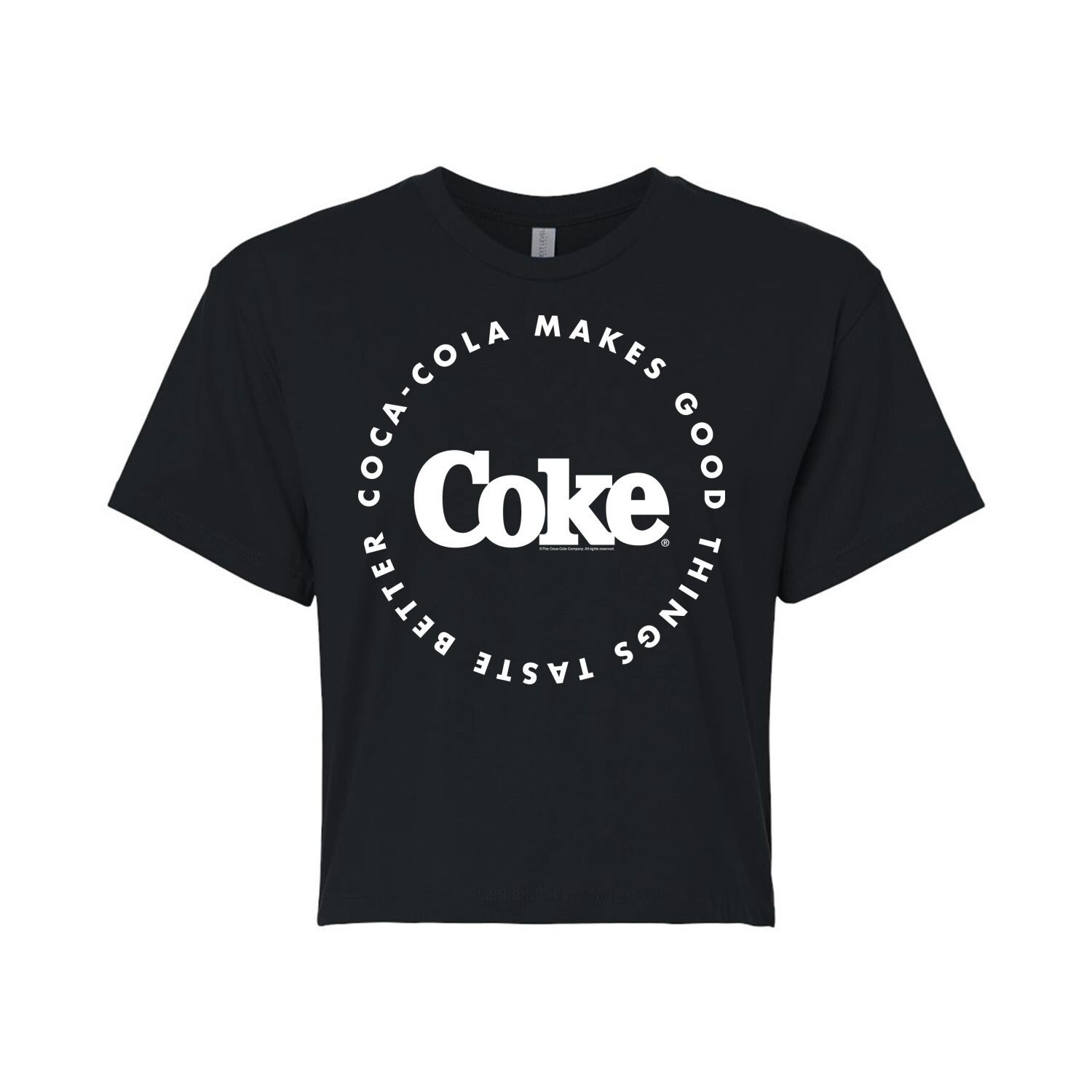 

Укороченная футболка с рисунком Coca-Cola Coke Better для юниоров Licensed Character, черный
