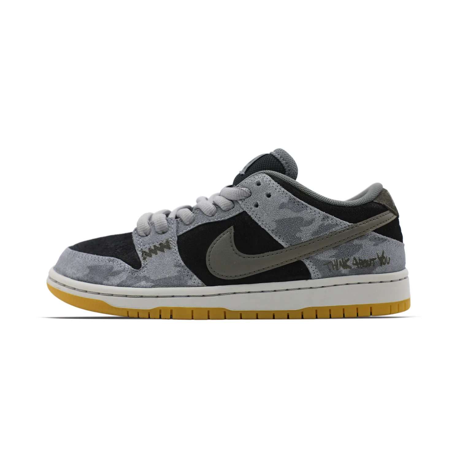 Nike Dunk SB Low Pro Charcoal Gray Rubber Abrasion Resistant Slip Resistant низкие кроссовки для скейтбординга Unisex
