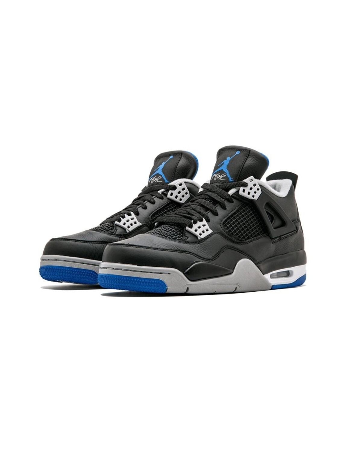 Кроссовки Jordan Air Jordan 4 Retro, черный/синий — фото 2