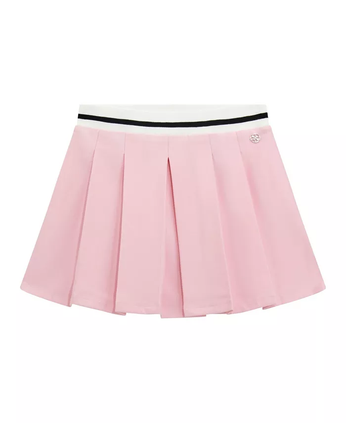 

Юбка Big Girl из ткани понте с эластичной талией GUESS, розовый