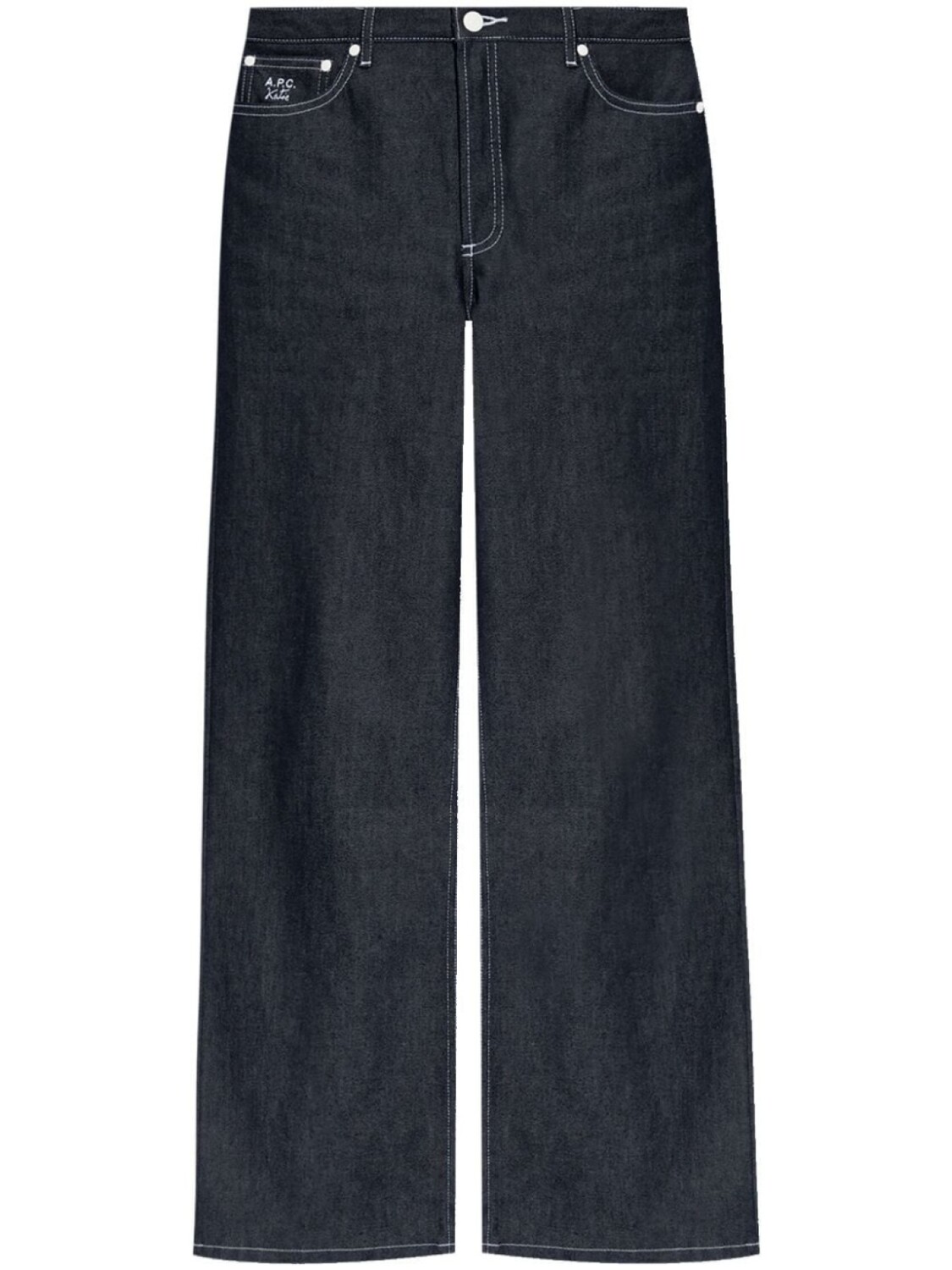 

A.P.C. x джинсы широкого кроя Katie Holmes, синий