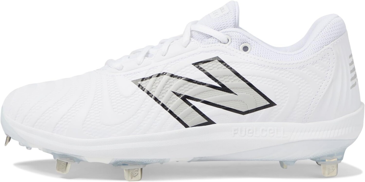 Бутсы FuelCell FUSE v4 Metal New Balance, цвет Optic White/Raincloud — фото 4