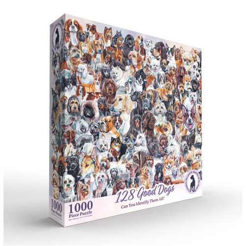 

Настольная игра 128 Good Dogs: Can You Identify Them All A Dog Park Puzzle