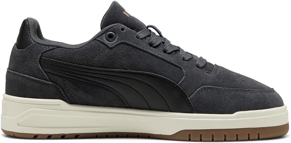 Мужские низкие кроссовки PUMA, черный/серый/золотой/темно-серый — фото 3