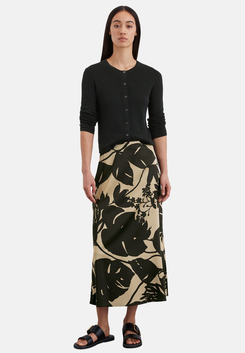 

Юбка А-силуэта AUSGESTELLTER PRINT AUS STRETCH Marc O'Polo, коричневый