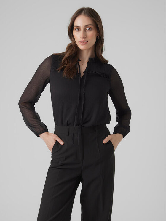 

Блуза стандартного кроя Vero Moda, черный