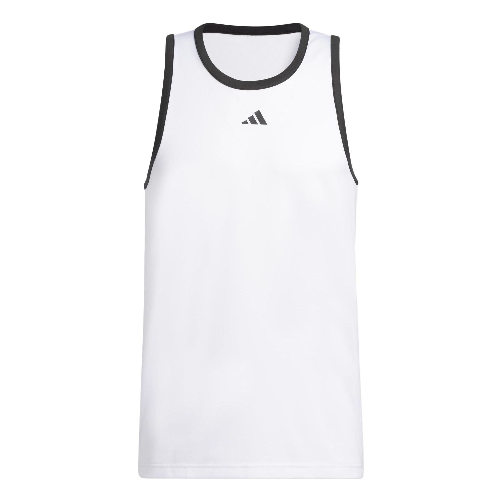 

Топ adidas Legends Basketball 3-Stripes Tank Top 'White' IC2460, белый