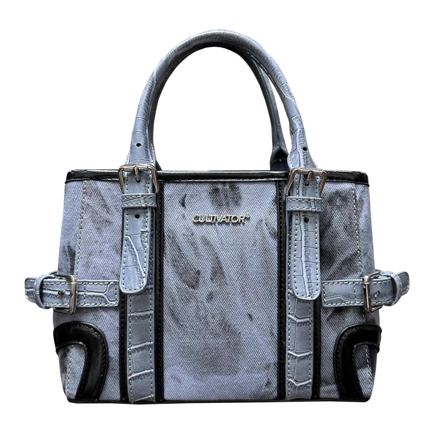 

CULTIVATOR Хлопковая сумка через плечо маленького размера, Blue Gray