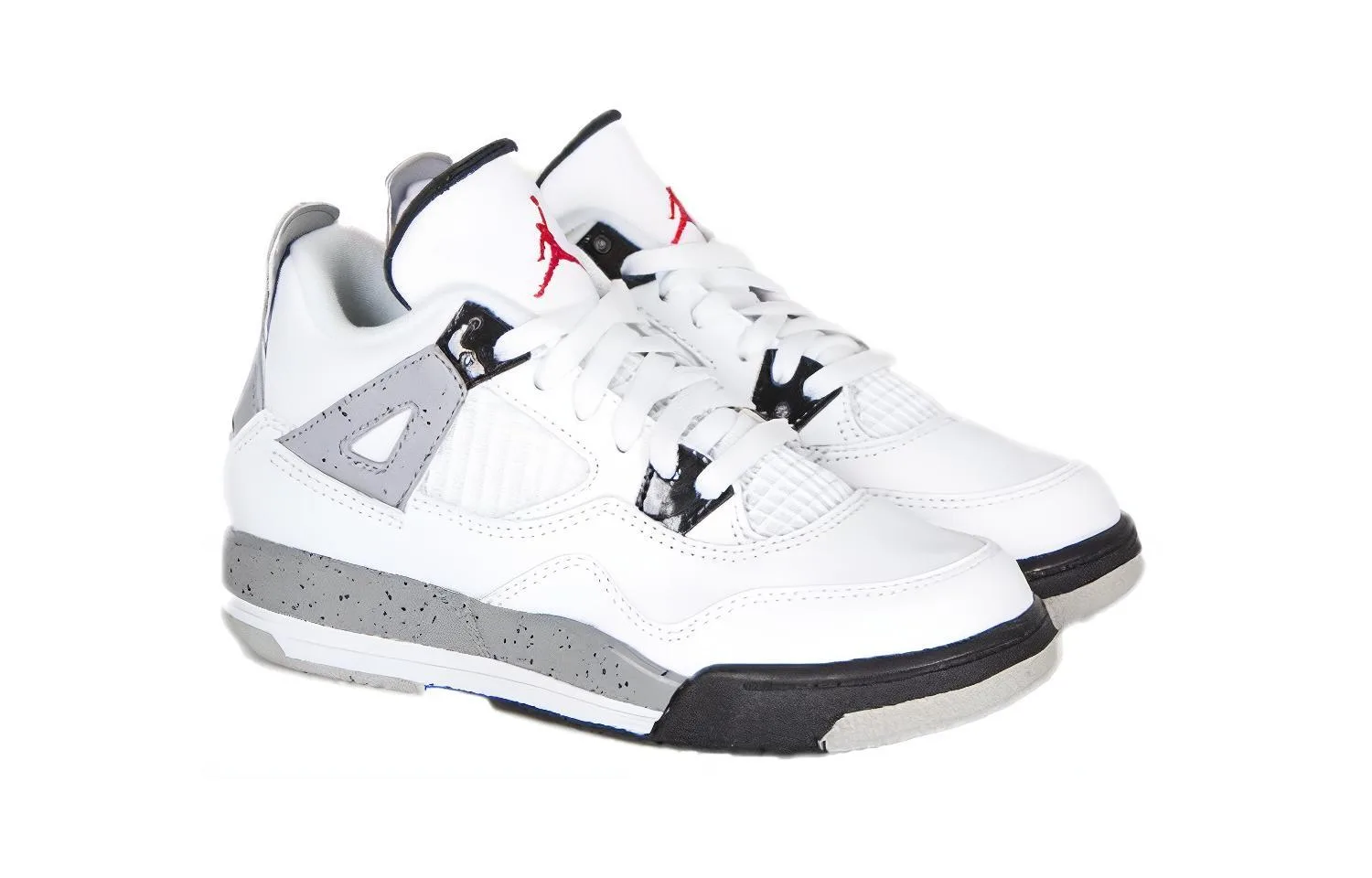 Jordan 4 Retro White Cement 2016 PS, серый/белый — фото 4
