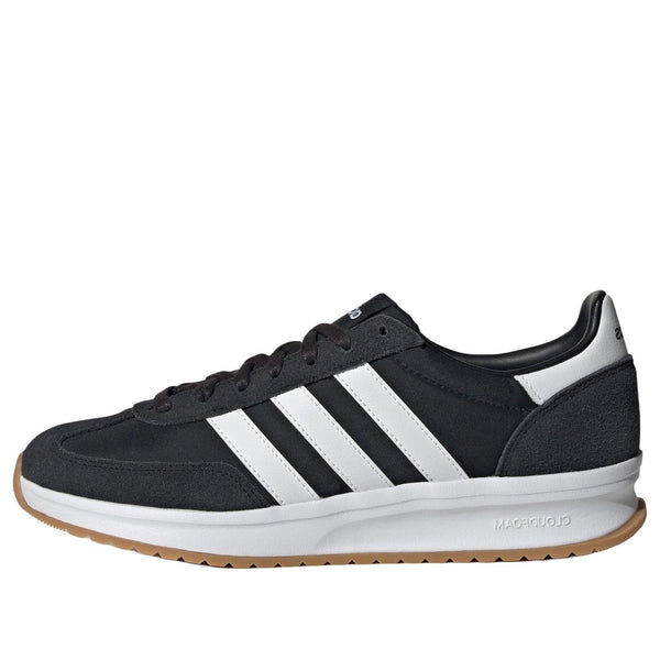 

Кроссовки run 72 'black white' Adidas, черный