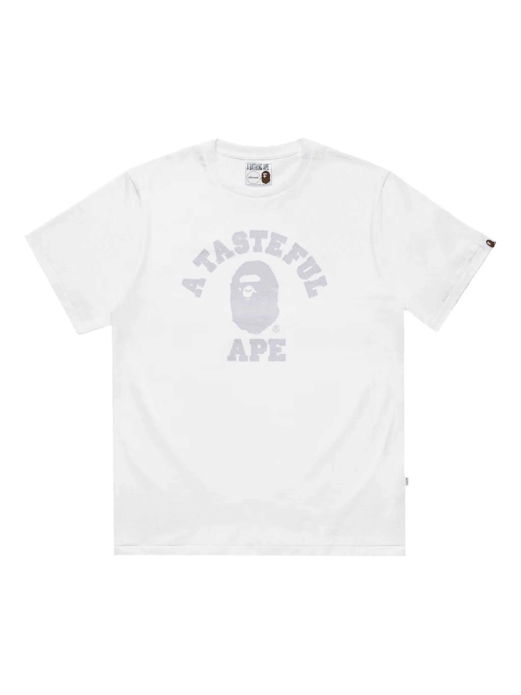 

Футболка College из коллаборации с JJJound A Bathing Ape, белый