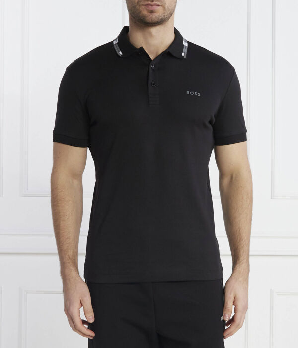 

Поло Пол Slim Fit Boss Green, черный