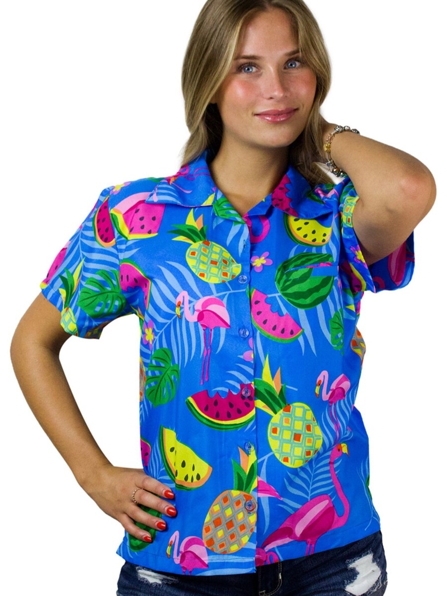 

Блуза King Kameha Flamingo Melone, индиго