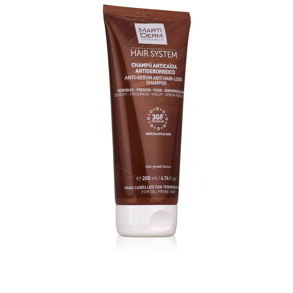 

Шампунь Hair system champú anticaída antiseborreico Martiderm, 200 мл.