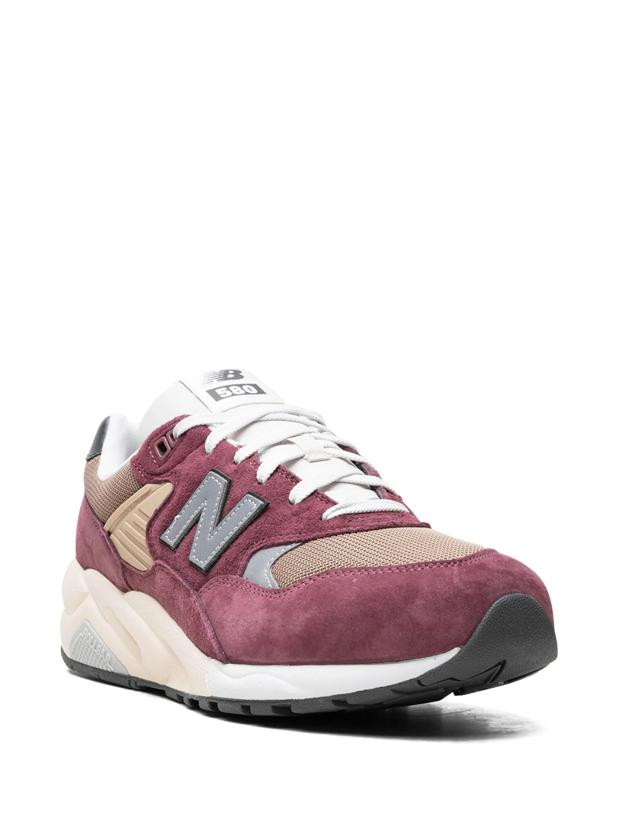 Массивные кроссовки 580 со вставками New Balance, красный — фото 2