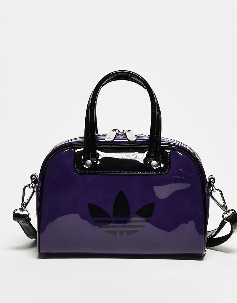 

Мини-сумка для боулинга adidas Originals Adicolor фиолетового цвета