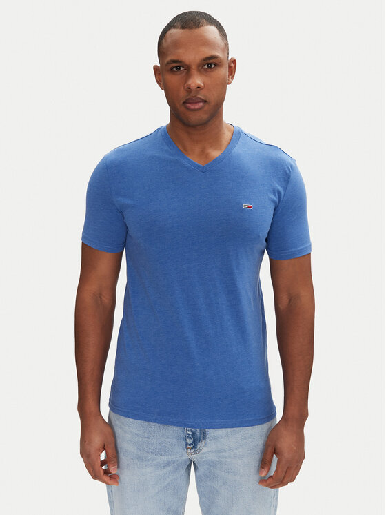 

Облегающая футболка Jaspe DM0DM20364 Tommy Jeans, синий