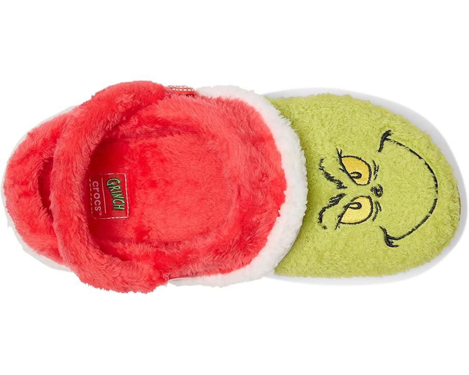 Детские клоги Crocs The Grinch Classic Lined Crocs Kids — фото 2