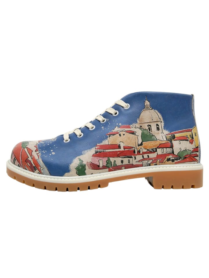 Ботильоны Dogo Shortcut Boots - On the Roofs, синий