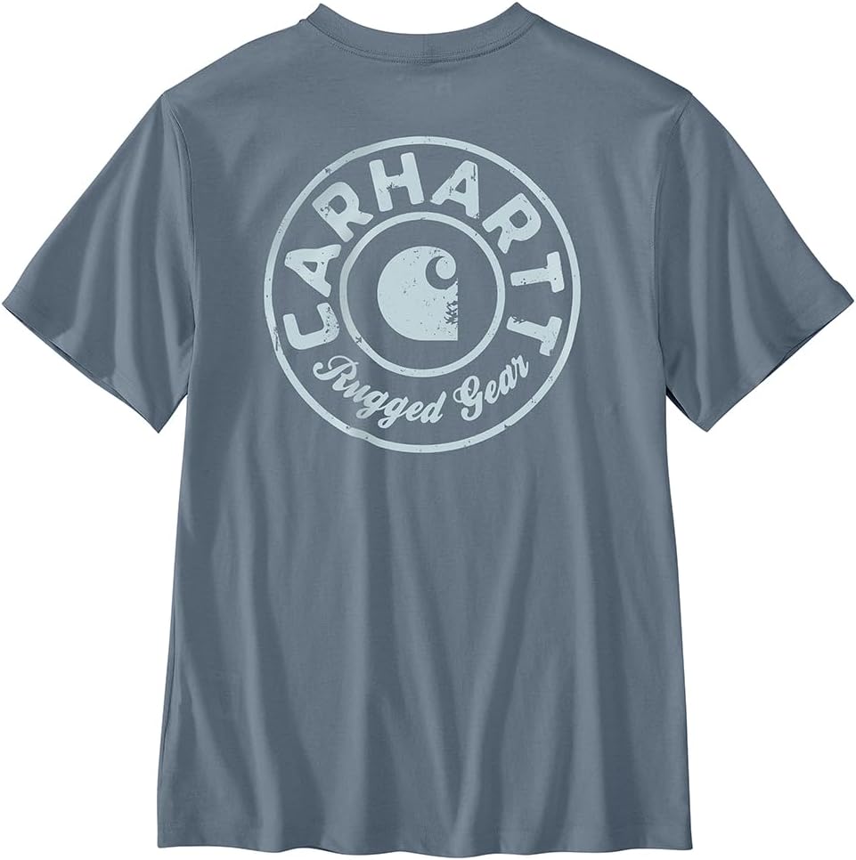 

Мужская футболка Carhartt 107531 свободного кроя с короткими рукавами и заклепочным принтом, Light Faded Navy, Синий, Мужская футболка Carhartt 107531 свободного кроя с короткими рукавами и заклепочным принтом, Light Faded Navy