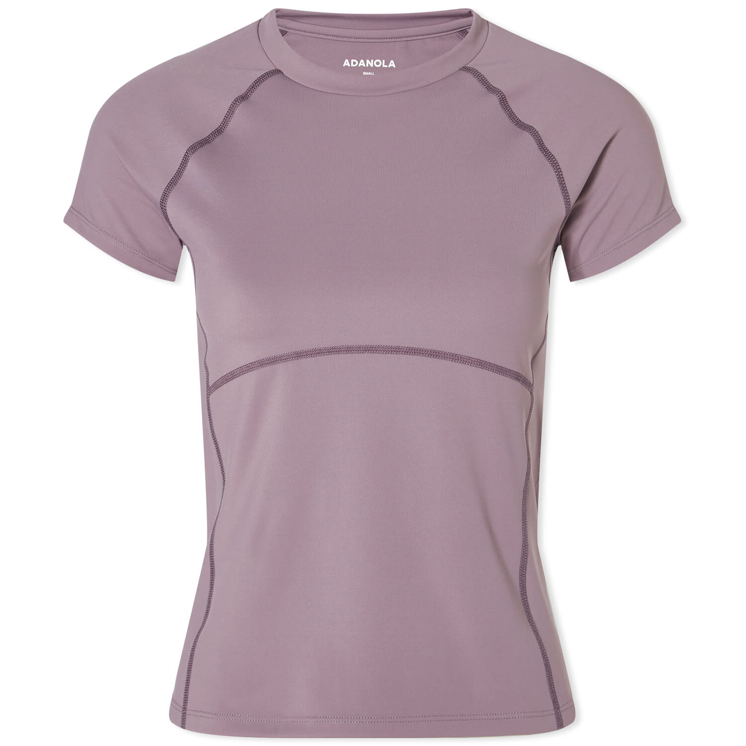 

Лонгслив Adanola Ultimate Seam Detail Short Sleeve Top, цвет Mauve