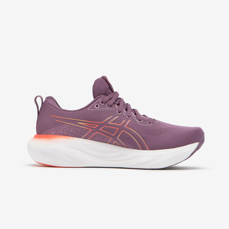 Кроссовки женские Asics - Gel-Ziruss 8 тёмно-фиолетовый/коралловый — фото 2
