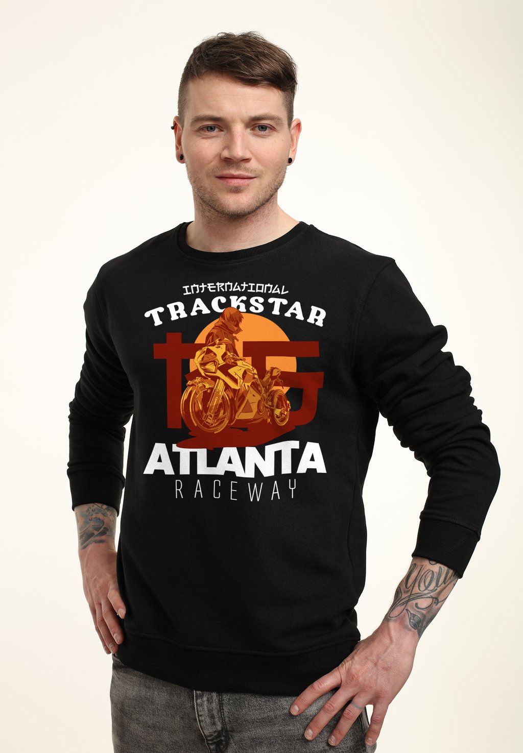 

Толстовка MATT KEELING INTERNATIONAL TRACKSTAR Henry Tiger, черный