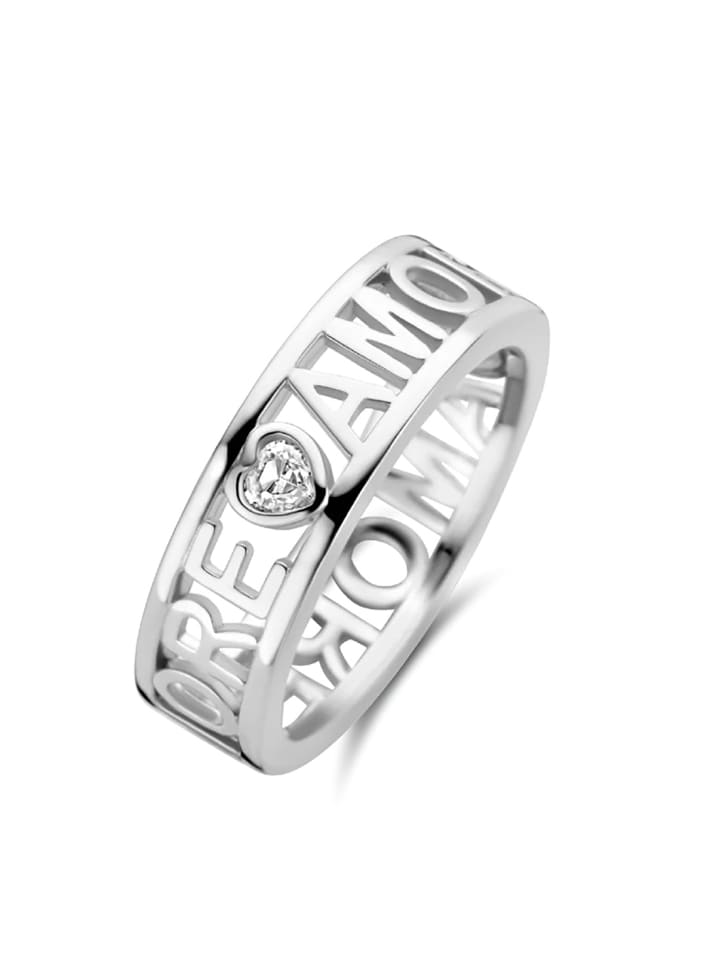 

Ti Sento Milano Серебряное кольцо «Любовь с цирконием»