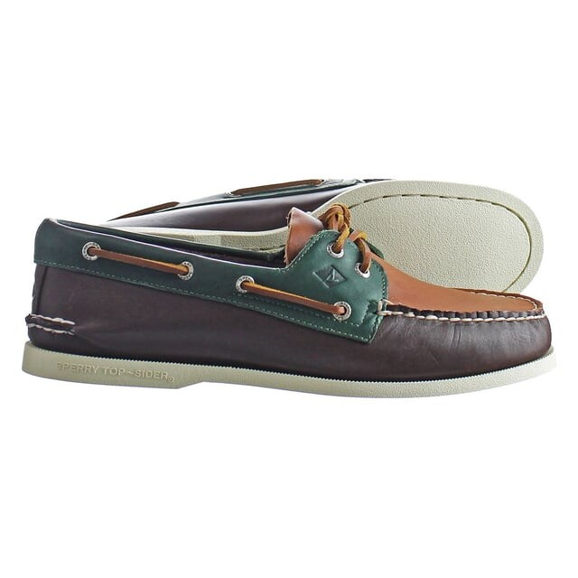 A/0 коричневые мужские туфли с 2 люверсами Sperry, коричневый — фото 4