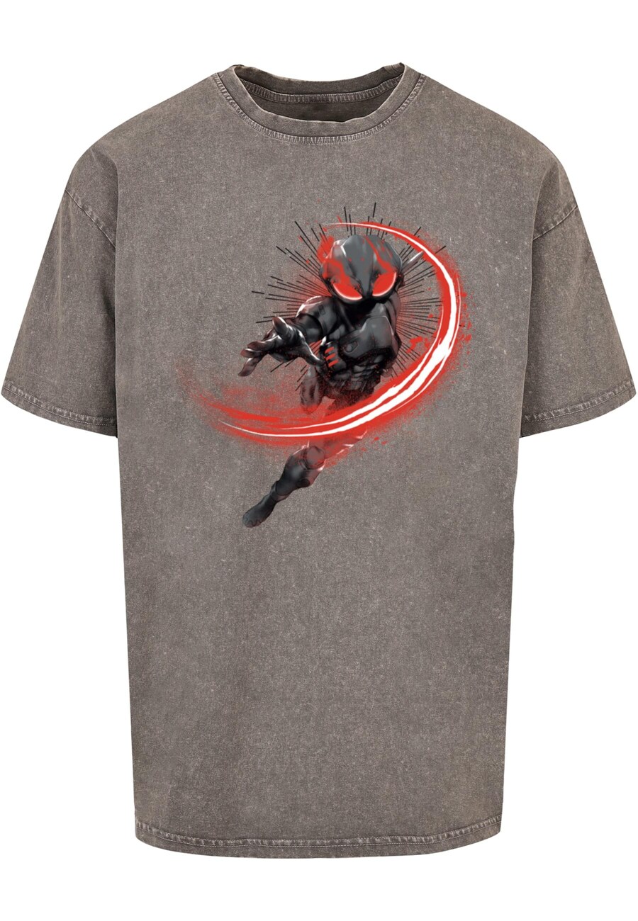 

Классическая футболка ABSOLUTE CULT Shirt Aquaman - Black Manta, серо-коричневый