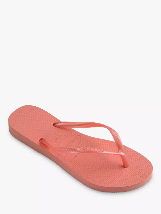 Шлепанцы Havaianas Slim, цвет peach/rose — фото 2