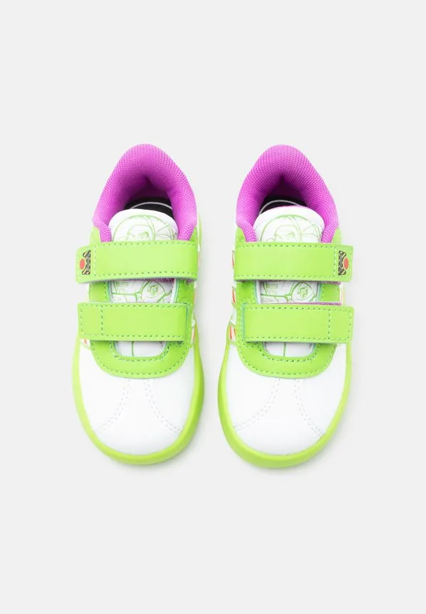 Кроссовки для бега по шоссе court buzz Adidas Performance, Footwear White/Semi Solar Green — фото 4