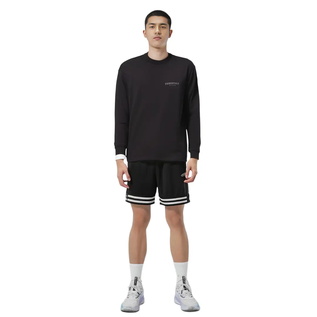 Футболка FW21 унисекс черная Fear Of God Essentials, черный — фото 4