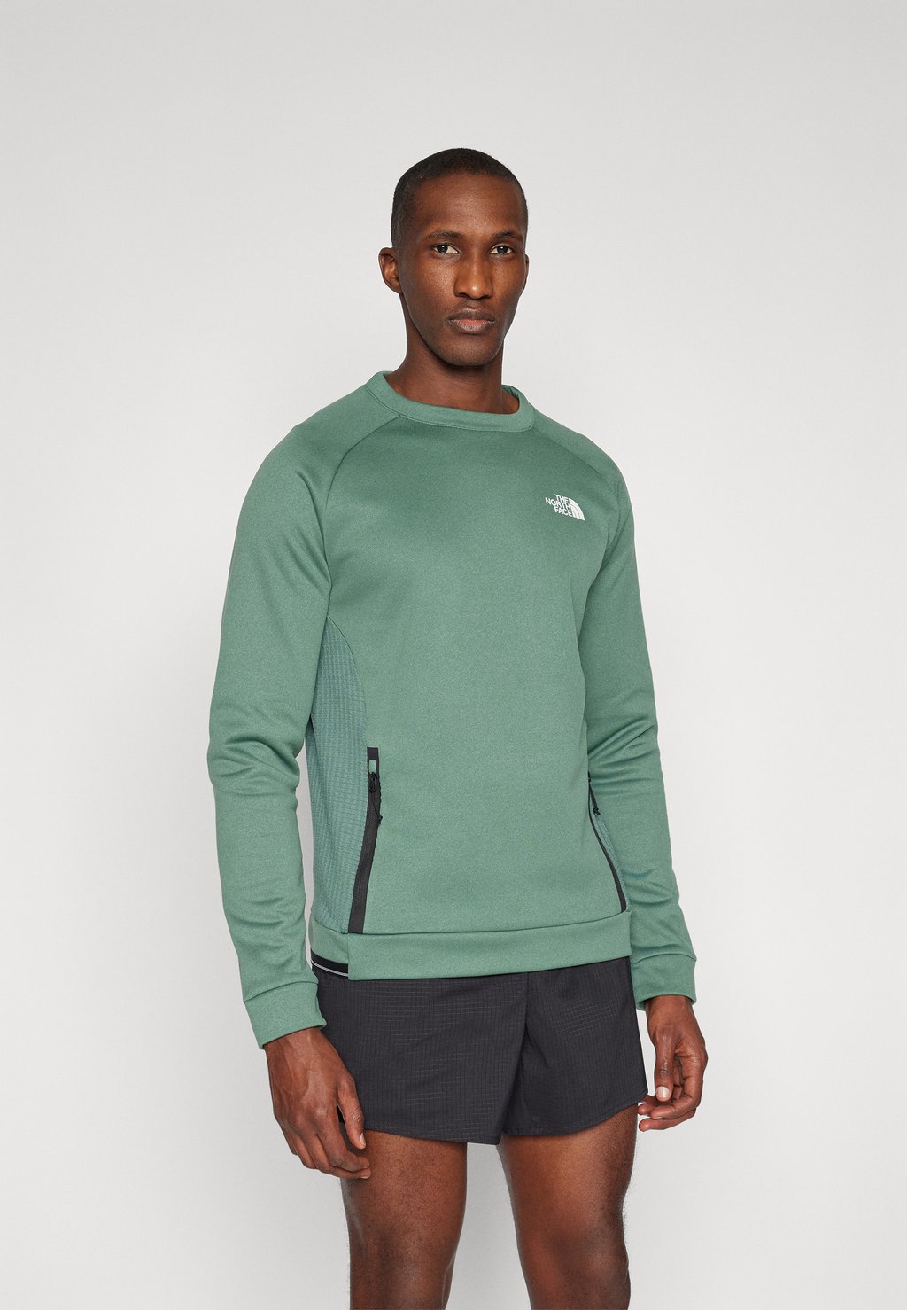 

Толстовка CREW The North Face, зеленый