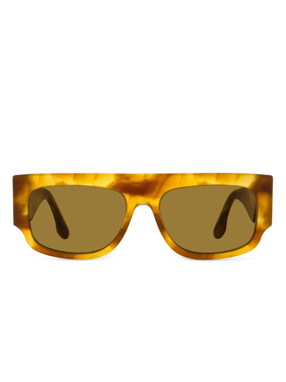 

Солнцезащитные очки в прямоугольной оправе Victoria Beckham Eyewear, желтый