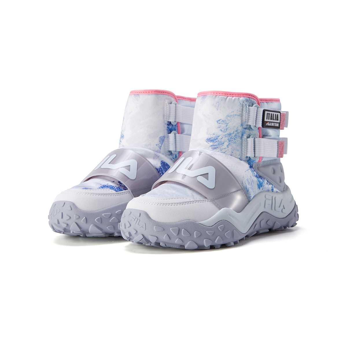 FILA KIDS Скользоустойчивые высокие детские ботинки Blue Kids' — фото 4