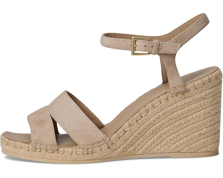Туфли Vince Gwen Espadrille Sandals, цвет Taupe Clay Beige Suede — фото 4